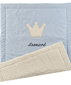 kuschel-babydecke_kuschel-motiv_krone_blau_personalisiert