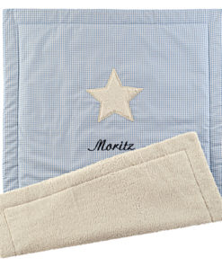 kuschel-babydecke_kuschel-motiv_stern_blau_personalisiert