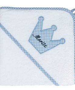 personalisiertes-kapuzenhandtuch-blau-krone
