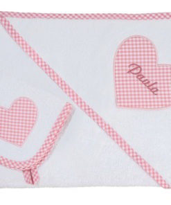 personalisiertes-set-waschlappen-kapuzenhandtuch-rosa-herz_1