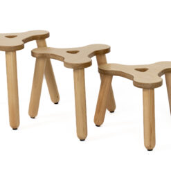 180306-180307-180308 Trio Hocker farblos